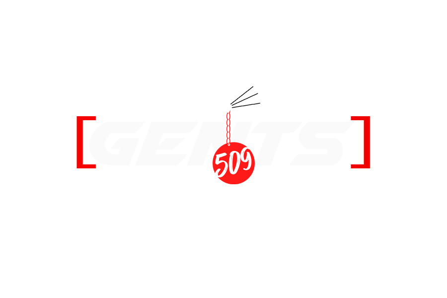 gents logo white